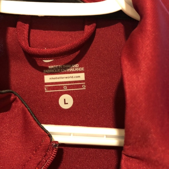 Nike Full Zip Sweater - Maroon - Picture 4 of 4
